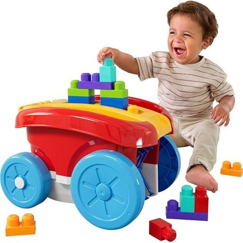 MEGA BLOKS Block Scooping Wagon